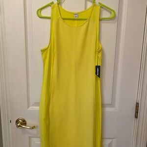 Yellow old navy NWT Small Yellow Sleeveless Shift Dress